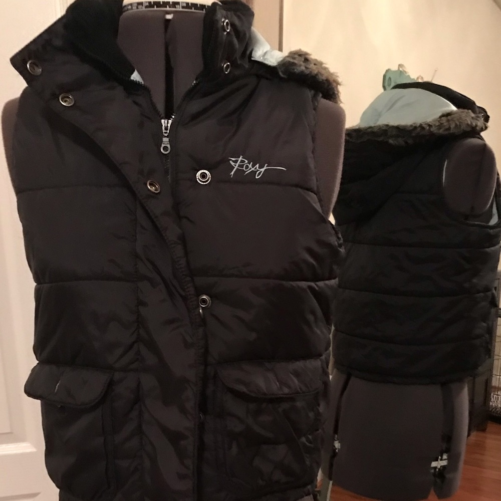 Roxy zipper puffy vest
